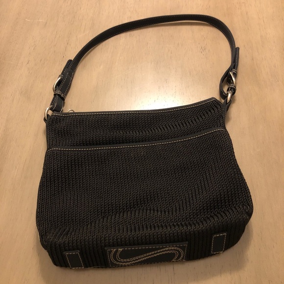 The Sak Black Knit Shoulder Bag - Picture 2 of 13